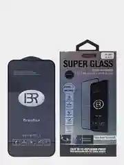 Защитное стекло iPhone 13/13 Pro (6.1) 6D черное 9H Premium Glass