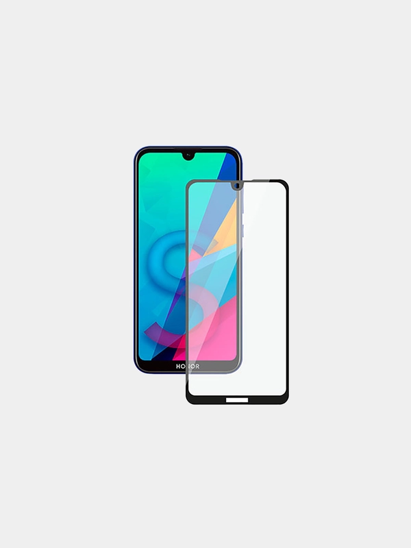 Защитное стекло 9D для Huawei P20, P20 Lite, P20 Pro, P10, P Smart 2019, Y7, Y9, черный