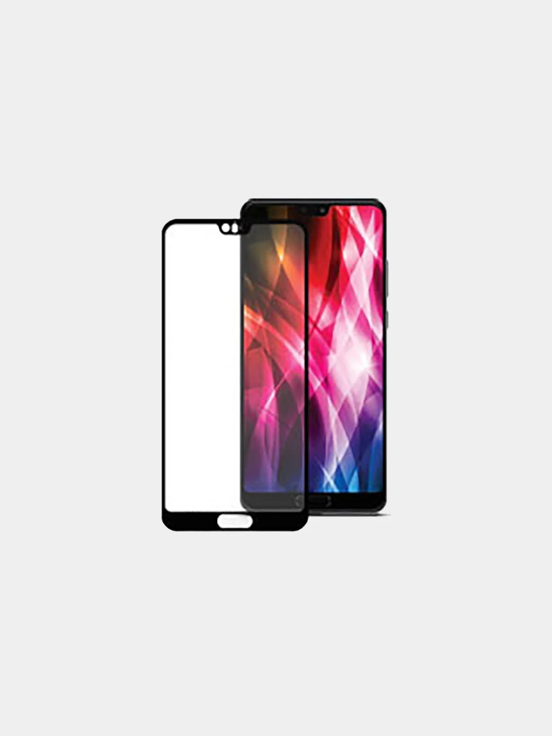 Защитное стекло 9D для Huawei P20, P20 Lite, P20 Pro, P10, P Smart 2019, Y7, Y9, черный