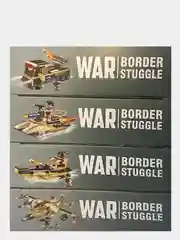 Зелёный хаки детский конструктор War, 160 деталей