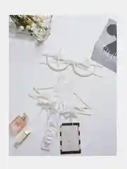 Белый комплект женского белья, 2 цвета