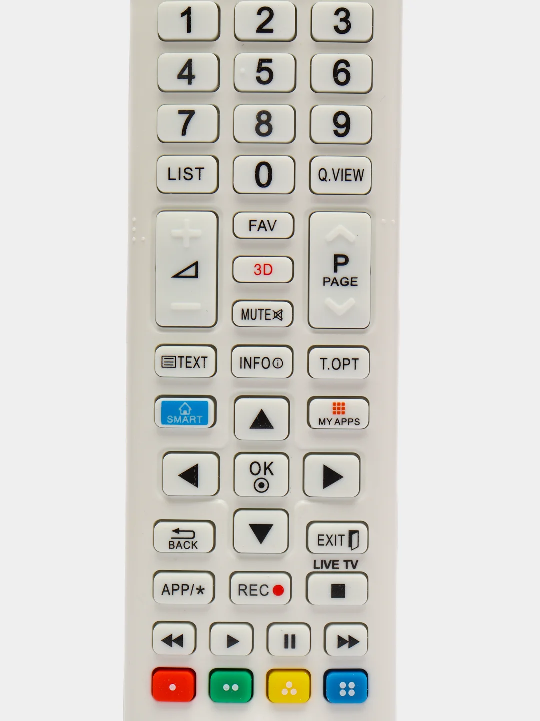 Пульт для телевизора LG RM-L1162W в корпусе AKB73715603 с функцией SMART 3D