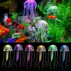 Медуза искусственная для аквариума, из силикона