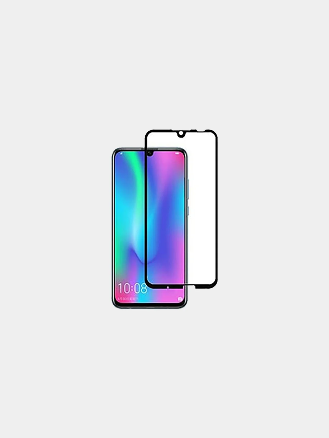 Защитное стекло 9D для Huawei P20, P20 Lite, P20 Pro, P10, P Smart 2019, Y7, Y9, черный