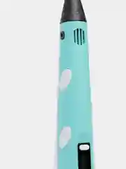 Голубой 3д ручка второго поколения 3D Pen-2, с комплектом стержней из пластика PLA