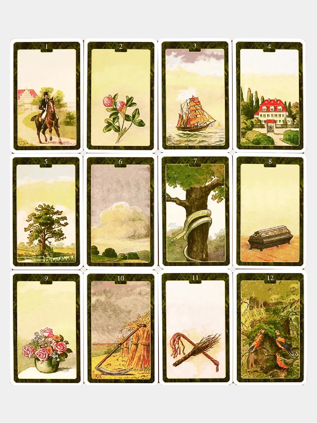 Мини карты Таро Оракул Ленорман / Lenormand Oracle - Lo Scarabeo
