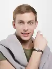 Кожаный браслет "Якорь"