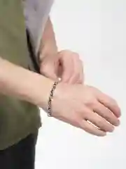 Металлический браслет "Сердца"