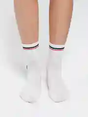 Белый носки с надписями белые