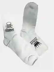 Зеленый носки мужские с принтом