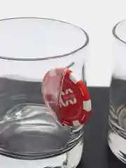 Красный набор "Whiskey Poker", в подарочном футляре, 2 х 300 мл