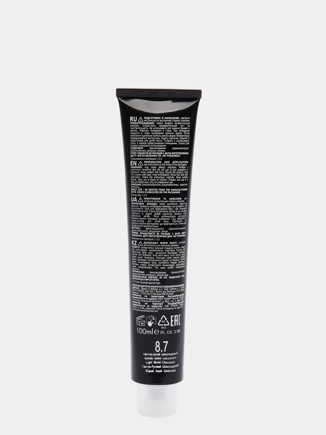 Epica colorshade 8.7 Крем-краска Светло-Русый Шоколадный, 100 мл