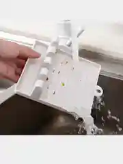 Белый кухонный держатель-подставка для ложек, крышек, лопаток, кухонной утвари