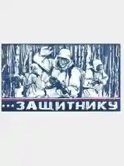 Полотенце банное "Защитнику", махровое, 70 х 140