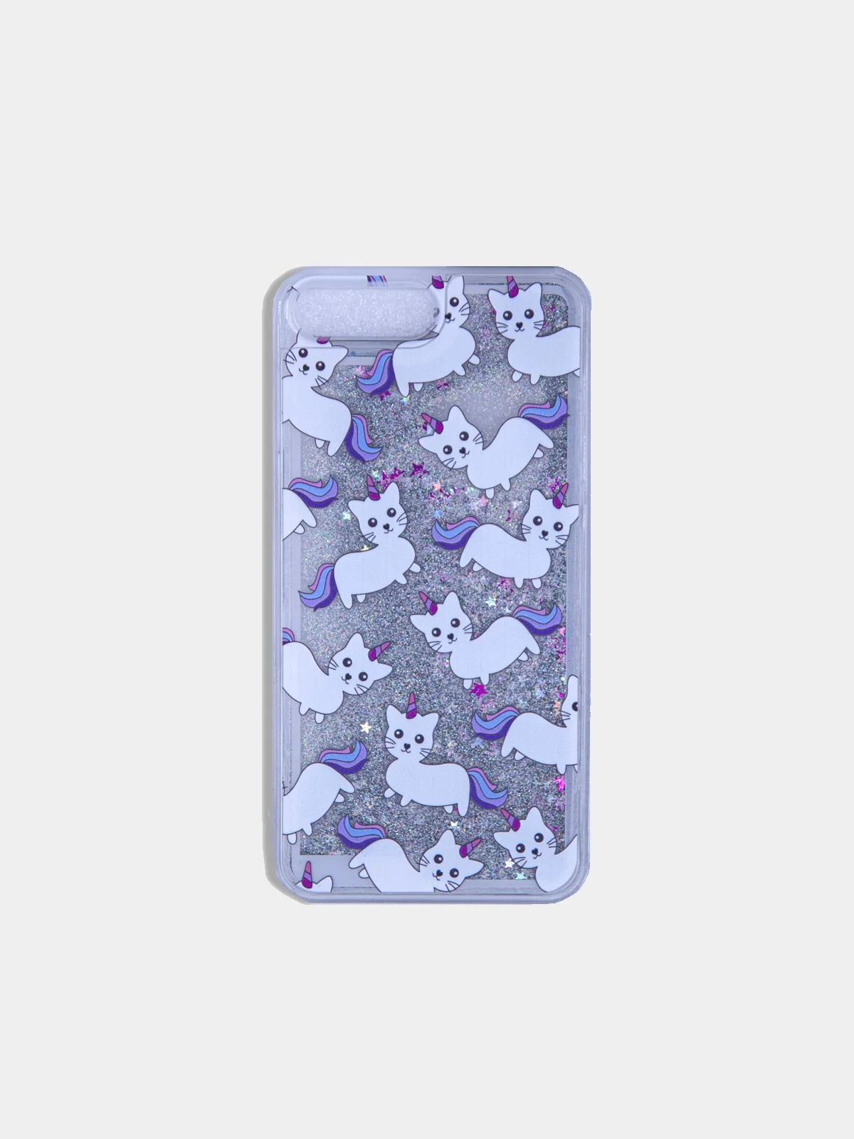 Лавандовый чехол для iPhone 6/6 Plus, 7-8/7-8 Plus "Блёстки"