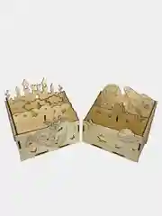 Бежевый органайзер для карандашей и ручек