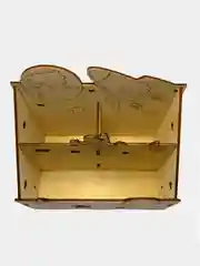 Бежевый органайзер для карандашей и ручек