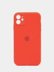 Чехол Silicone Case для Apple iPhone 12 с защитой камеры (закрытый низ)