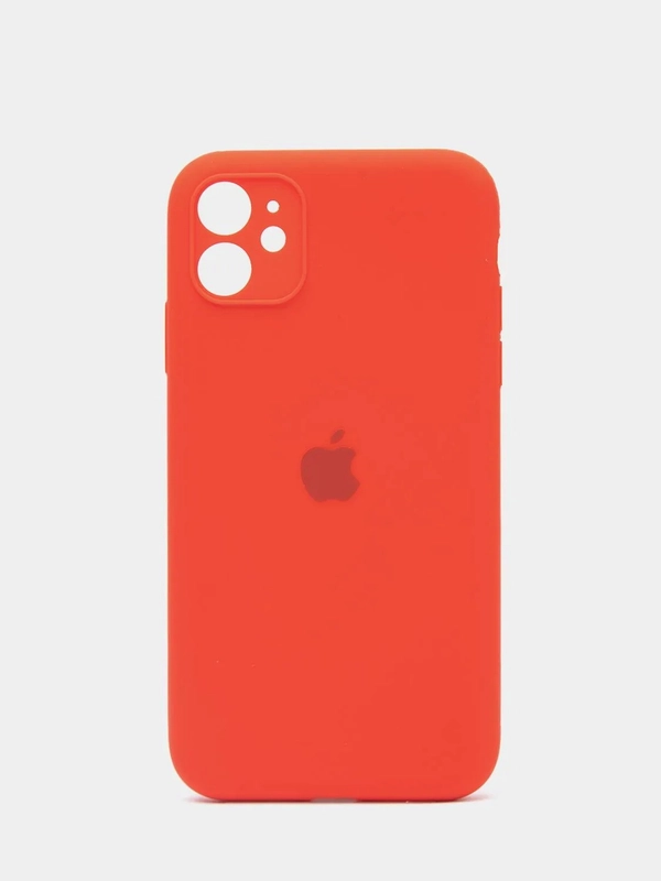 Чехол Silicone Case для Apple iPhone 12 с защитой камеры (закрытый низ)