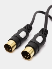 Шнур DIN5PIN x DIN5PIN OD5.0мм штекер-штекер (1.5 метра) для советских усилителей