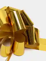 Золотой бант "Шар", 15 см