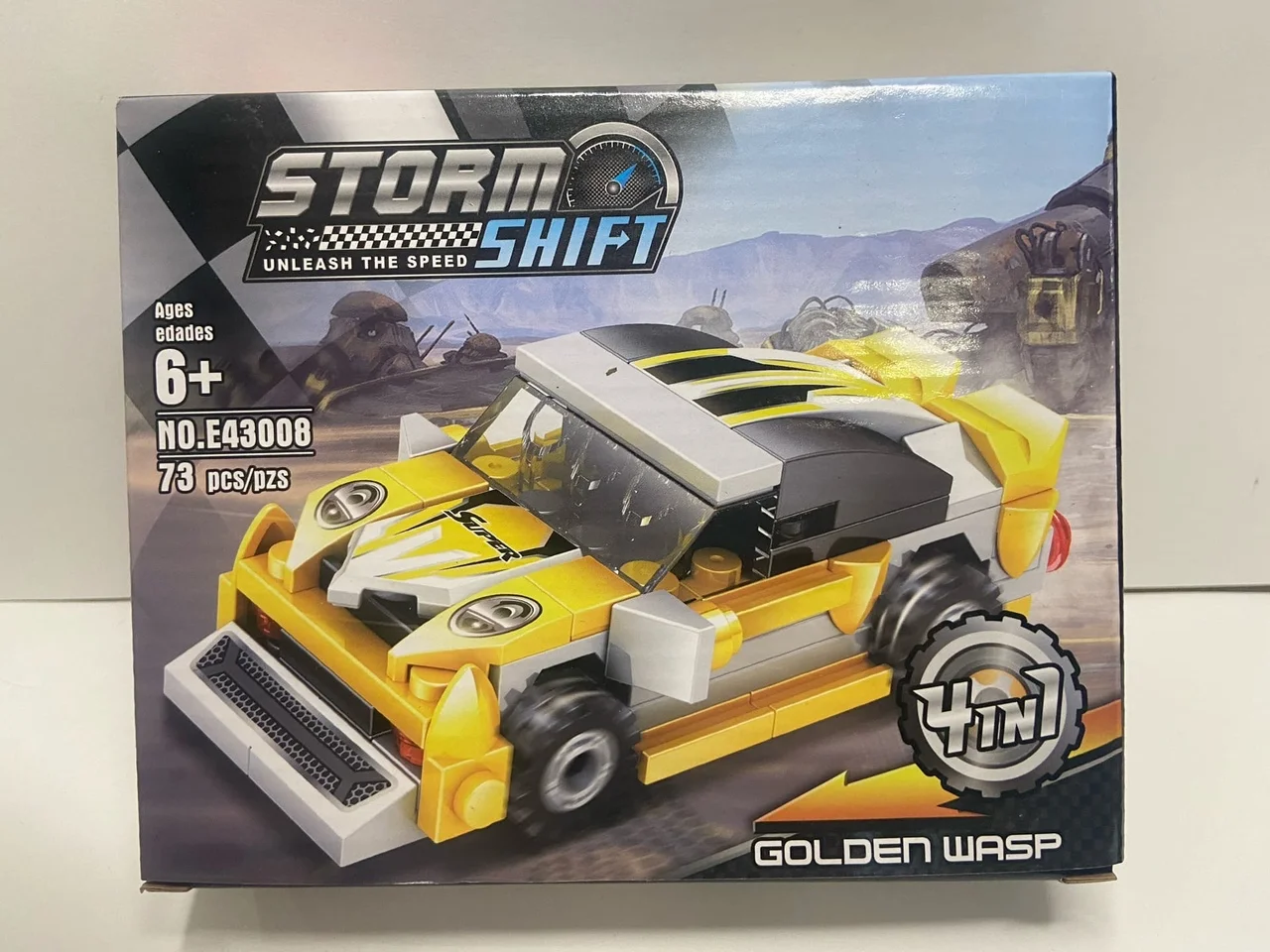 Лайм конструктор-машинка Storm Shift, 2 в 1