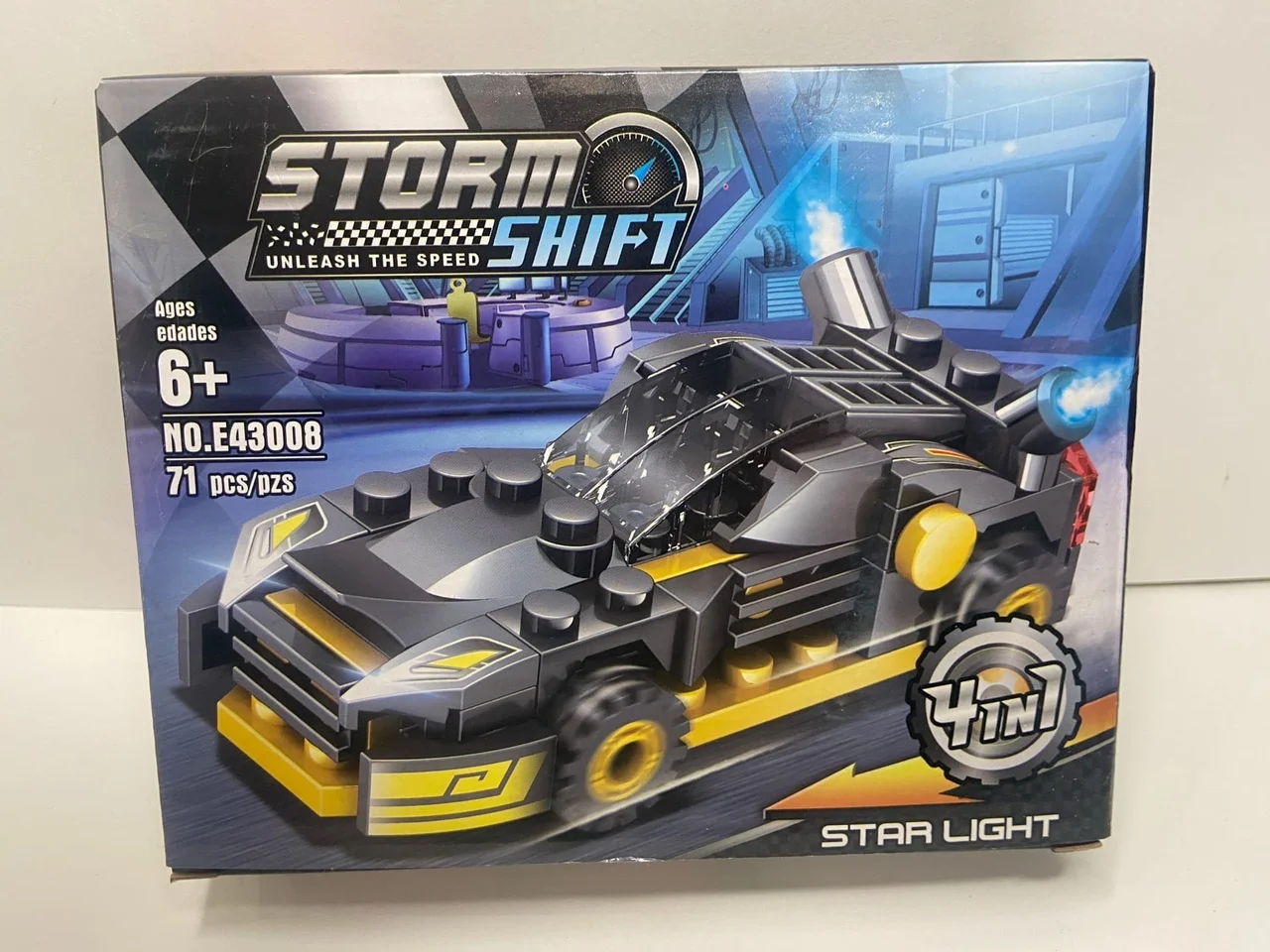 Лайм конструктор-машинка Storm Shift, 2 в 1
