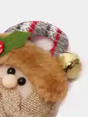 Красный подвесные елочные игрушки "Снеговик", "Олень", "Дед Мороз"