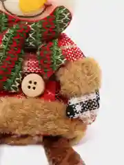 Зеленый подвесные елочные игрушки "Снеговик", "Олень", "Дед Мороз"