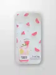 Пастельно-коралловый чехол "Растения" для iPhone 6  / 7 / 8 / 6 Plus / 7 Plus / 8 Plus