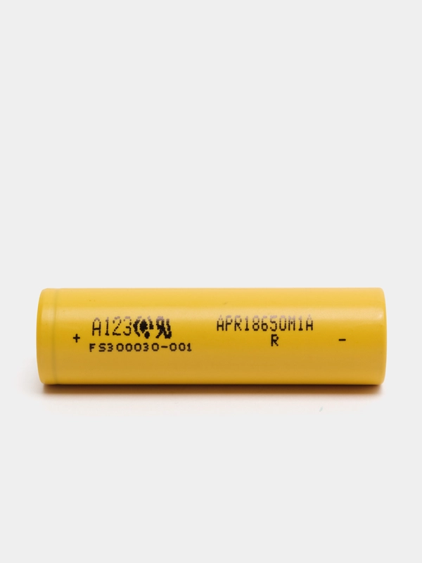 Аккумулятор литий-железо-фосфатный LifePO4, 18650, A123, 1100mah, 30A