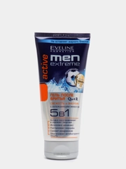 Eveline Cosmetics MEN extreme Гель после бритья Active Q10+R 5в1 Свежесть и Энергия,200 мл