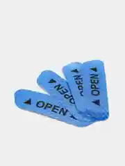 Синий светоотражающая наклейка на авто Open