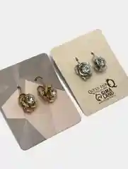 Серьги со стразами "Загадка"