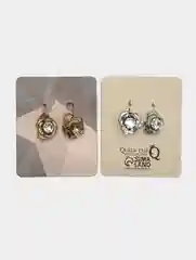 Серьги со стразами "Загадка"
