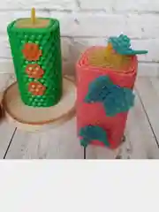 Набор свечей "Бабочки", из вощины, 8,5 х 4,5