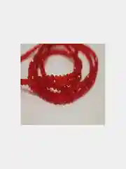 Красный бусины с гранями "Рондель"