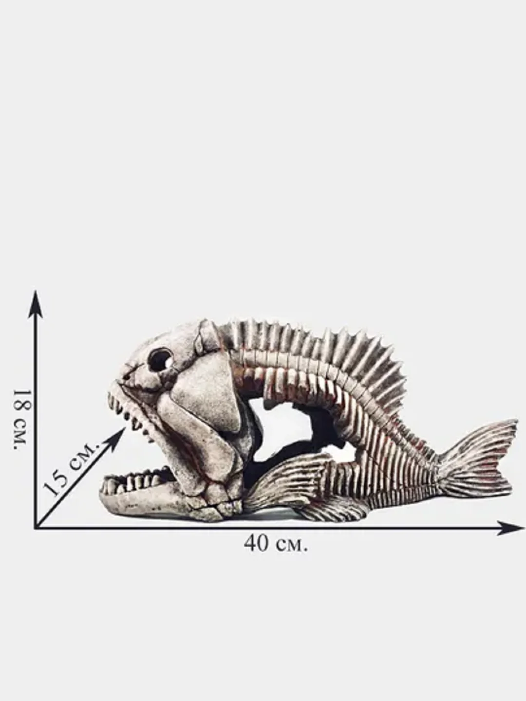 Грот DEKSI Скелет рыбы № 904 (40x15x18см.)