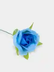 Голубой цветы для рукоделия / Искусственные / Текстильные / Скрапбукинг/ Декор