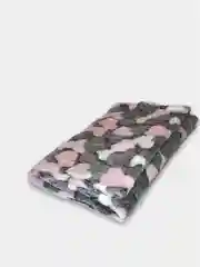 Серый плед-покрывало из бамбукового флиса, 200 х 180 см