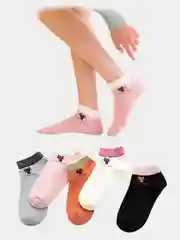Ноские короткие женские с котиком, 5 цветов