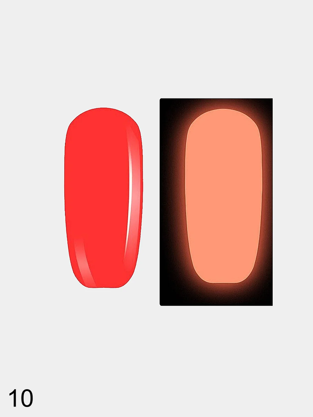 Гель-лак неоновый Elpaza "Glow in The Dark"