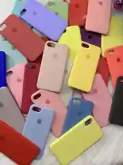 Бежевый меланж чехол Apple Silicone Case для iPhone 7/8,7/8+,X/XS,XR,11,12/12 Pro,12 Pro Max