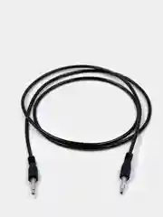 Кабель AUX jack 3.5 мм, прямой коннектор, черный