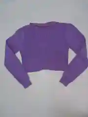 Джемпер укороченный сиреневый