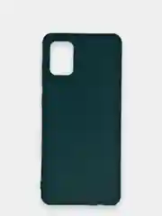 Зеленый чехол Samsung Galaxy A31 силиконовый цветной матовый (Самсунг Галакси А31)