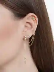 Серьги с серебряным основанием S925