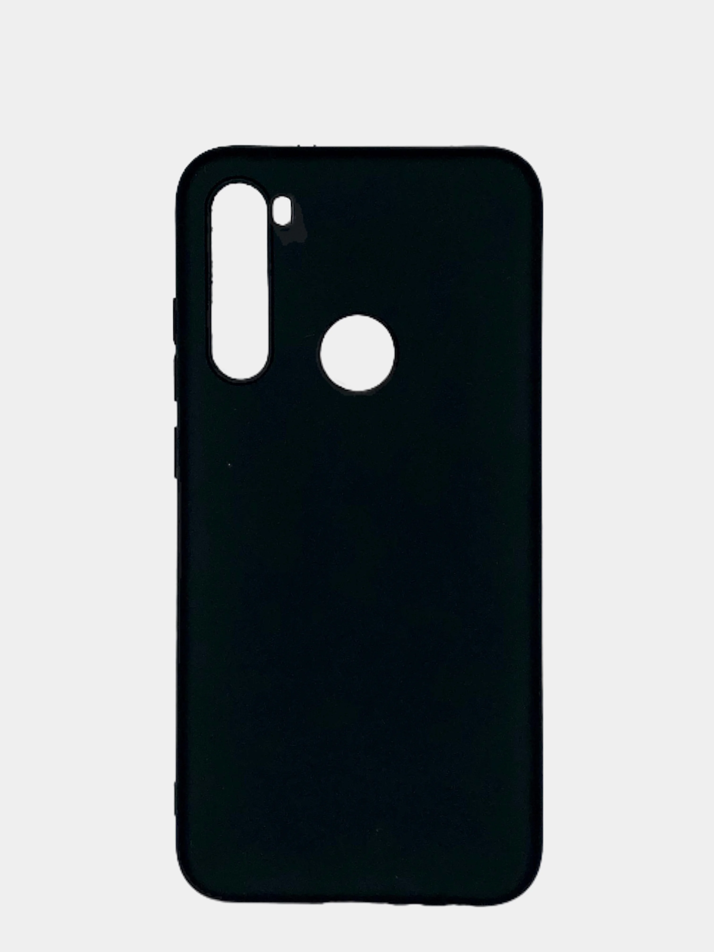 Черный чехол Xiaomi Redmi Note 8 / Redmi Note 8 2021, Редми Нот 8, силиконовый цветной матовый