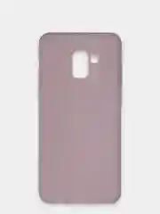 Бежевый чехол Samsung Galaxy A8+ (A8 Plus) (SM-A730F), Галакси А8+, силиконовый цветной матовый