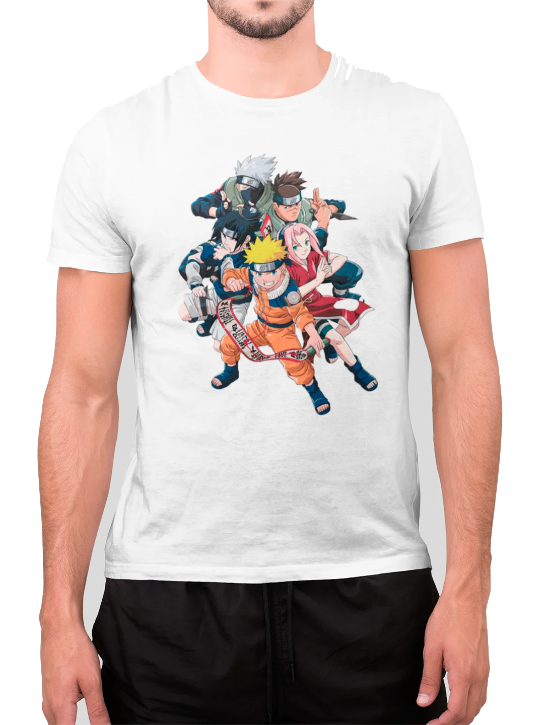 Футболка с принтом Наруто (Naruto)